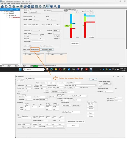 TEMCO T3E-32I T3000 ADVANCED SETUP 080325